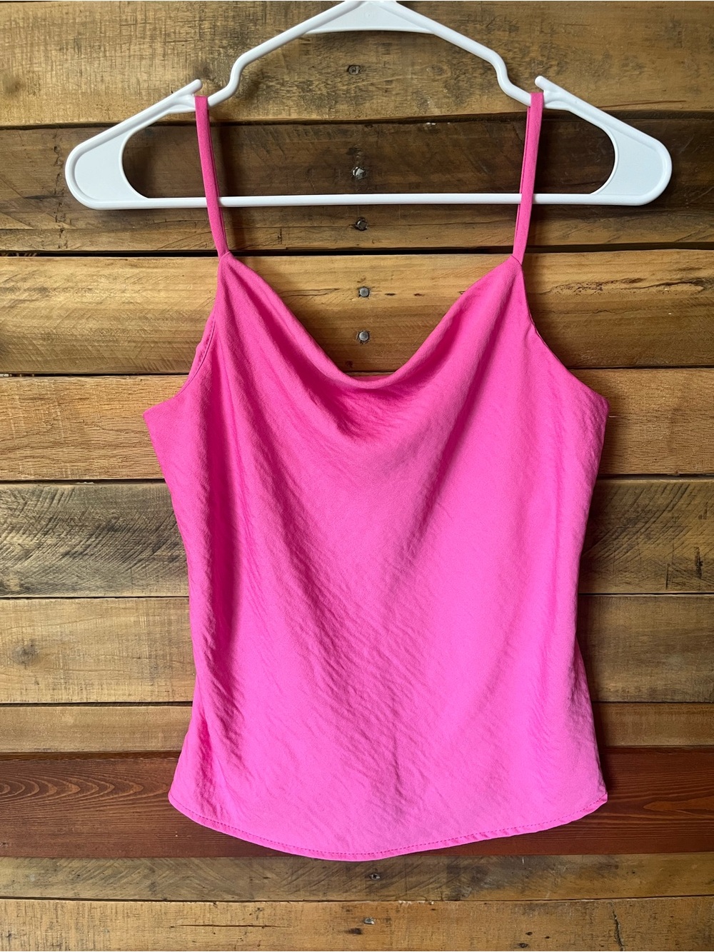 Altar'd State Intimates Hot Pink Cowl Neck tank top
